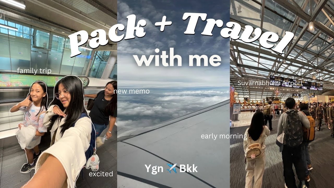 PACK + TRAVEL WITH ME TO BANGKOK 🇹🇭