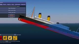 sinking the titanic! - sinking simulator