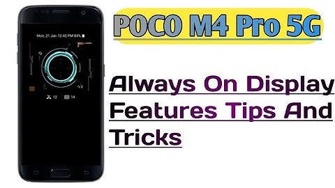 POCO M4 Pro 5G || How To Use Always On Display Features
