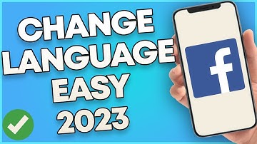 How To Change Language In Facebook 2023 (Easy)