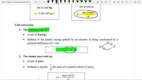 11.1 Mass Defect & Binding Energy [SP025]