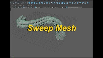 Tự Học 3D Online - Sweep Mesh làm dây thừng - Hướng dẫn Maya cơ bản #maya