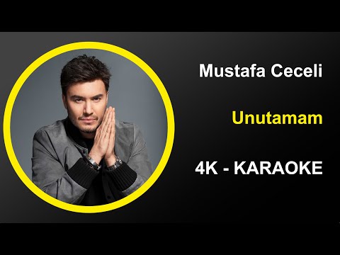 Mustafa Ceceli - Unutamam - Karaoke 4k