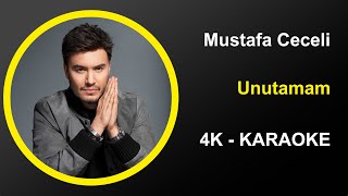 Mustafa Ceceli - Unutamam - Karaoke 4k