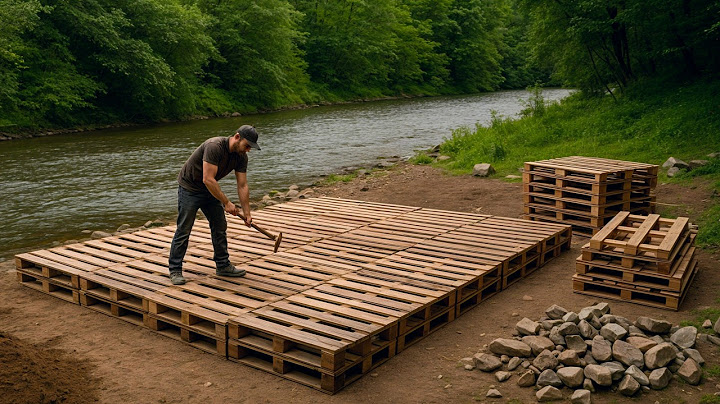 Man Builds House Out of ABANDONED PALLETS in the Middle of the Forest in 121 Days