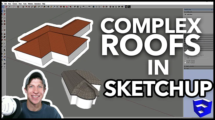 COMPLEX ROOFS IN SKETCHUP with Roof by TIG - SketchUp Extension of the Week #51