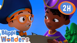 Buried Treasure | Blippi Wonders | Moonbug Kids - Play and Learn by Moonbug Kids Play and Learn 49,533 views 1 month ago 2 hours, 4 minutes