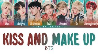 Video thumbnail of "How Would BTS Sing Dua Lipa X BLACKPINK " Kiss And Make Up " (Male Version) Lyrics"