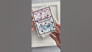 Easy DIY Christmas Card With Alcohol Inks #cardmaking #alcoholinks #art #christmasinjuly