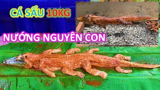 Cá Sấu Nướng Nguyên Con | Grilled Whole Crocodile With Recipe Delicious