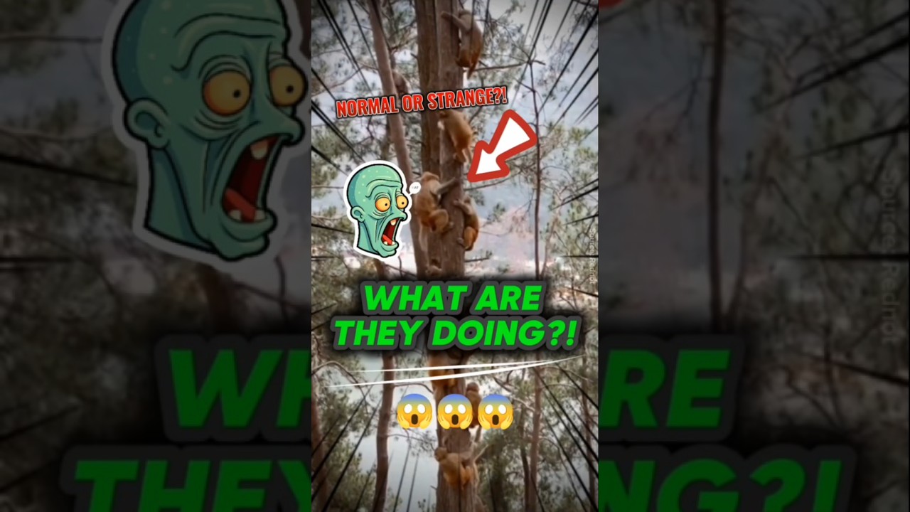 Monkeys Stacking Up—Teamwork or Survival Instinct?