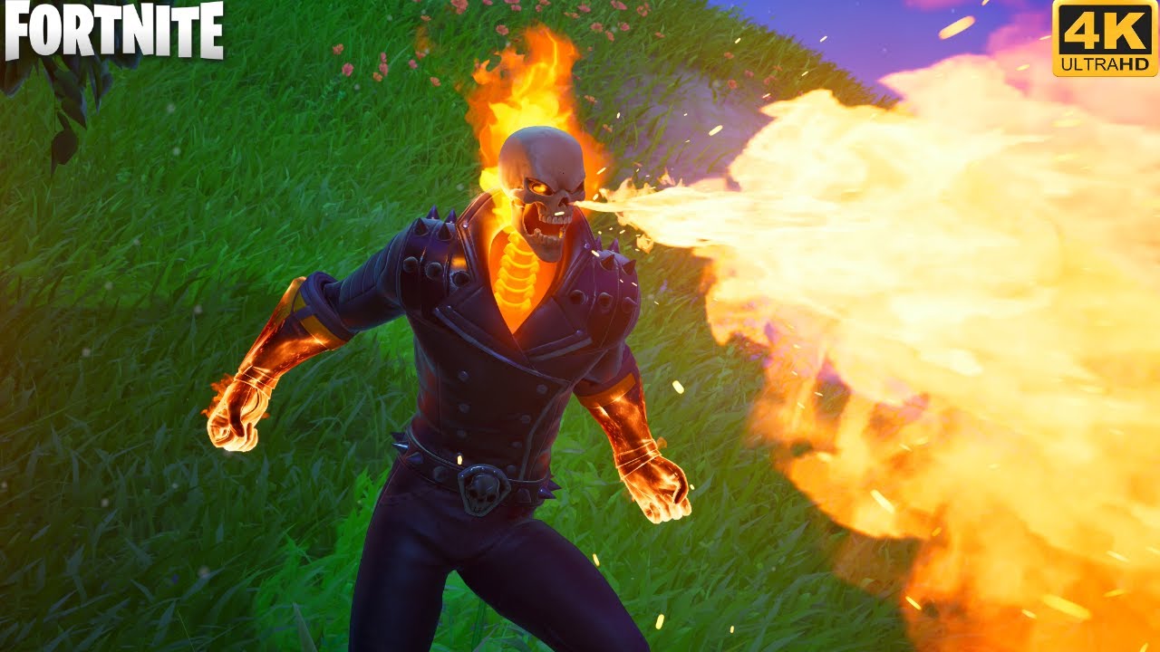 Ghost Rider with Scorpion's Kombat Kit Gameplay - Fortnite Chapter 6 Season 2 (4K 60FPS)