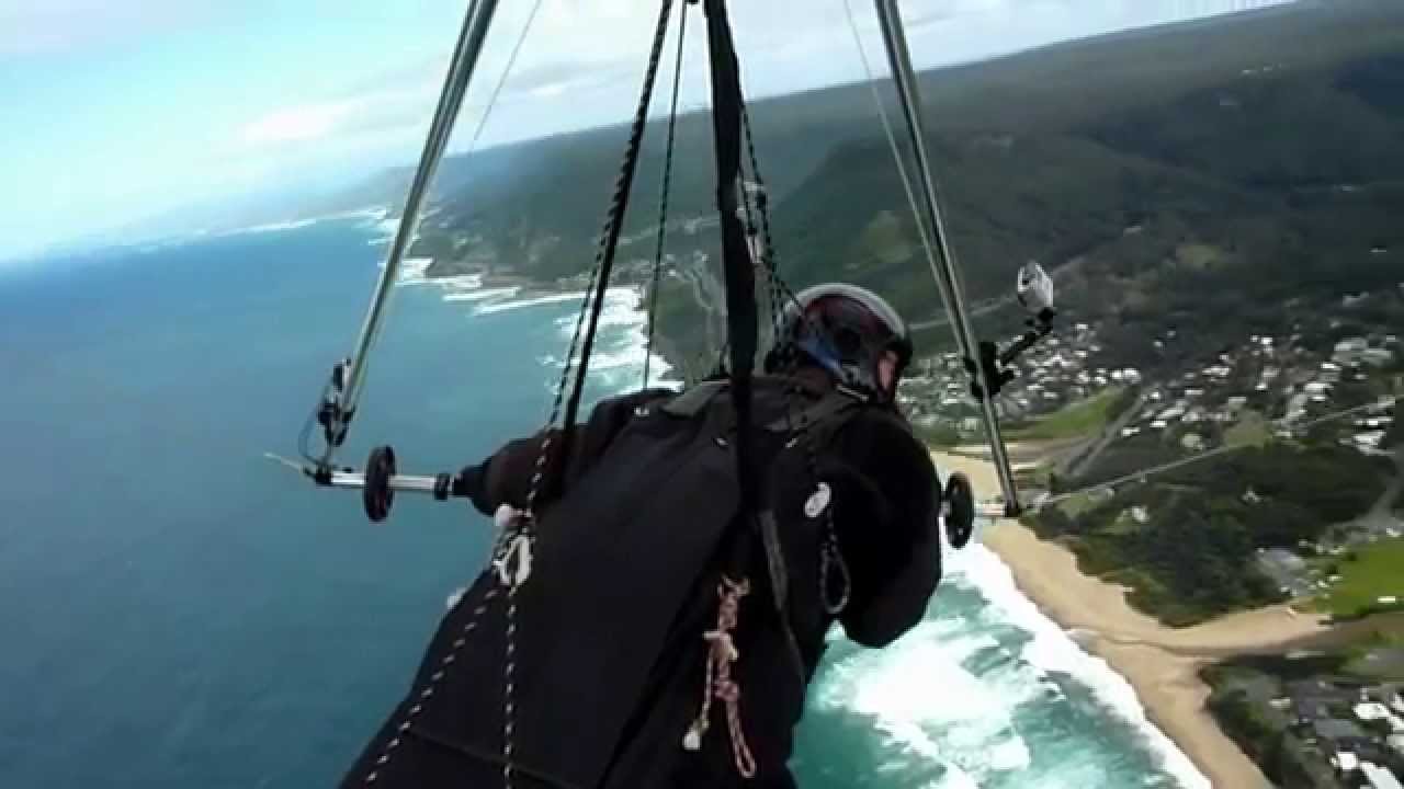 Hang Gliding GoPro HD Wide Angle -- Stanwell Tops, Australia, 2011