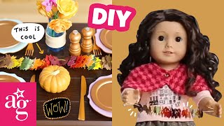The Doll House EP.9  American Girl Doll Thanksgiving Dinner! 