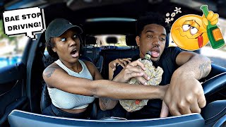 Acting &quot;DRUNK&quot; While Driving Prank On Girlfriend *HILARIOUS*