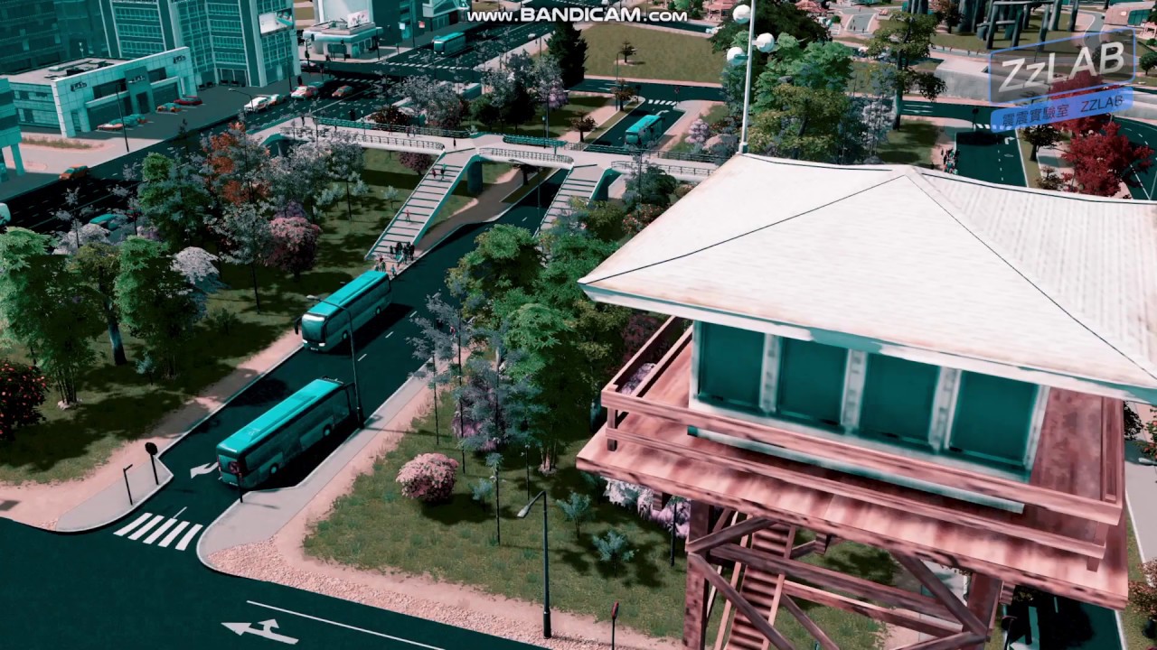 forest brush cities skylines mod 森林刷 - YouTube