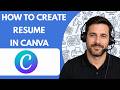 How to Create a Resume in Canva Full Guide 2026