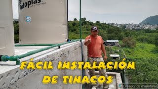 como instalar tinacos Rotoplas