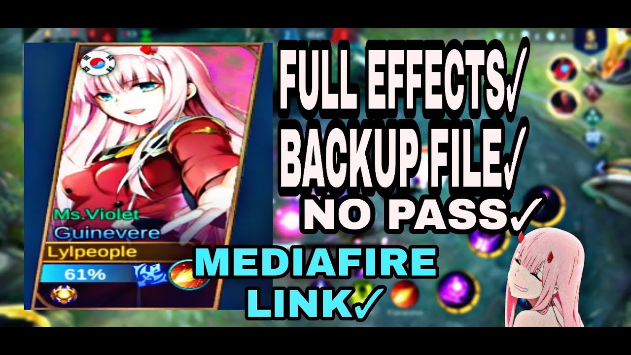 Guinevere Zero Two Script With Backup File Full Effects