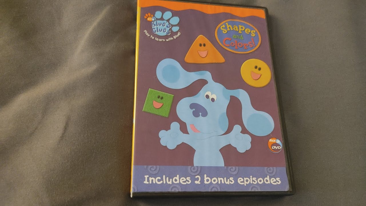 Blue's Clues Shapes And Colors DVD Overview! YouTube