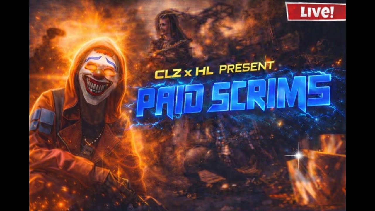 My Broadca🏆CLZ PRESENT FULL MAP PAID SCRIMS / DAY 1 - FREE FIRE MAX 🔥🏆