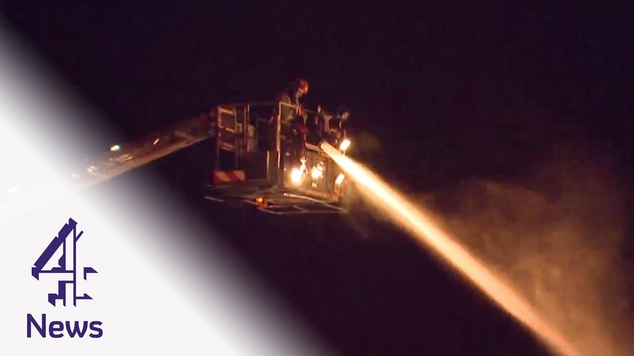 Fire at Didcot Power Station | Channel 4 News