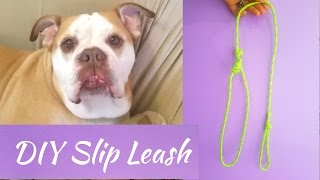 How to Make a Slip Leash from Rope by Adam & Tina's Puppy Love Doggie Daycare 29,793 views 7 years ago 6 minutes, 55 seconds