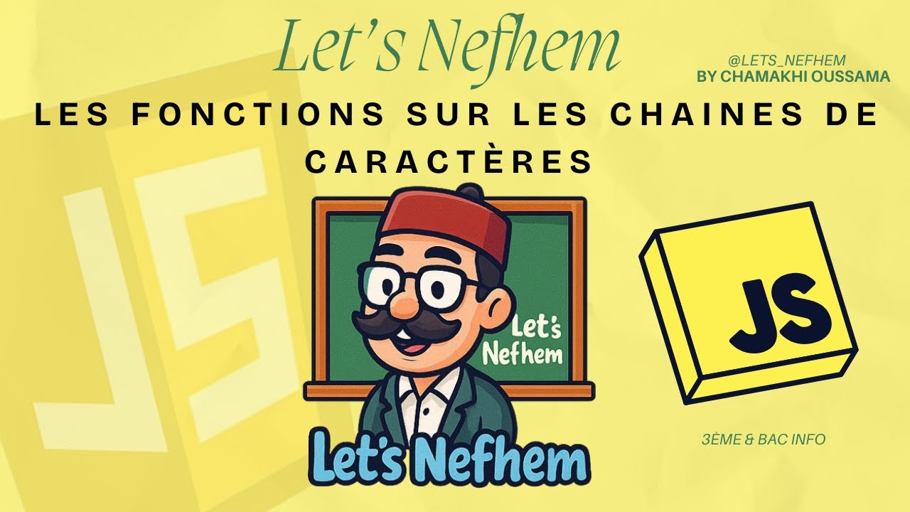 Les fonctions sur les chaines de caractères   | 3ème & Bac info