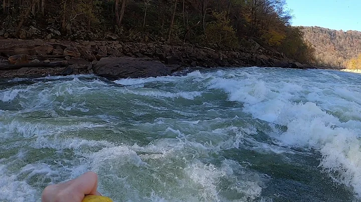 New Love Rapid, Lost New River 7,500cfs, New River...