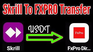 How to deposit USDT from skrill to FXPRO || Skrill to FXPRO Deposit 