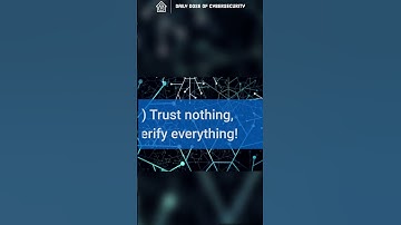 Zero Trust Mindset!   #cybersecurity #shorts #ZeroTrust #Zero_Trust