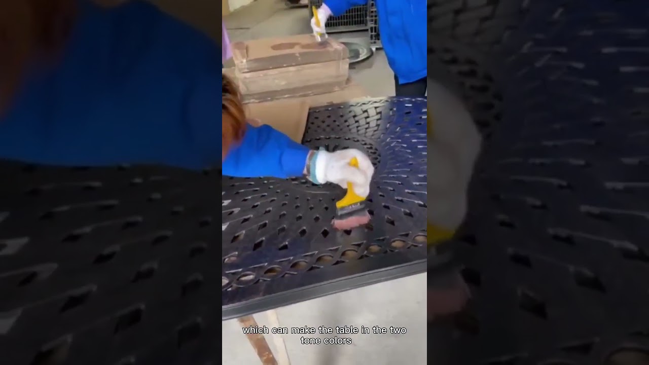 Luxury Garden Patio Modern Cast Aluminum Coffee Smart Round Table