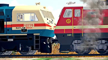 Loco Failed of Pallavan Superfast Express | Rescue by WDG4 Indian Train Simulator | Indian Railways