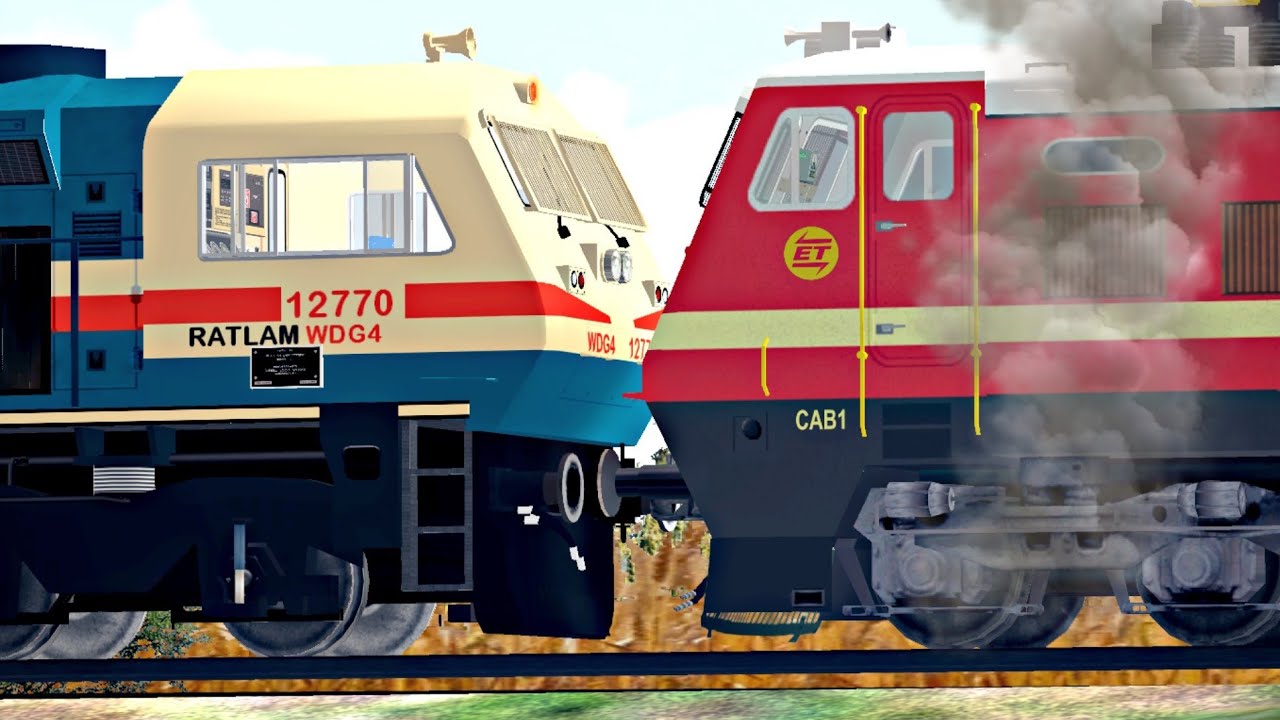 Loco Failed of Pallavan Superfast Express | Rescue by WDG4 Indian Train Simulator | Indian Railways