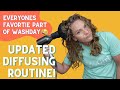 My Updated Diffusing Routine -- Diffusing Wavy Curly Hair!