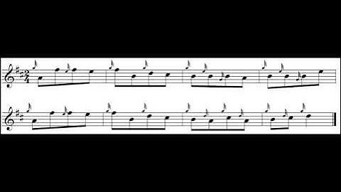 Gracenotes and Strikes Exercise 4 - high pitch