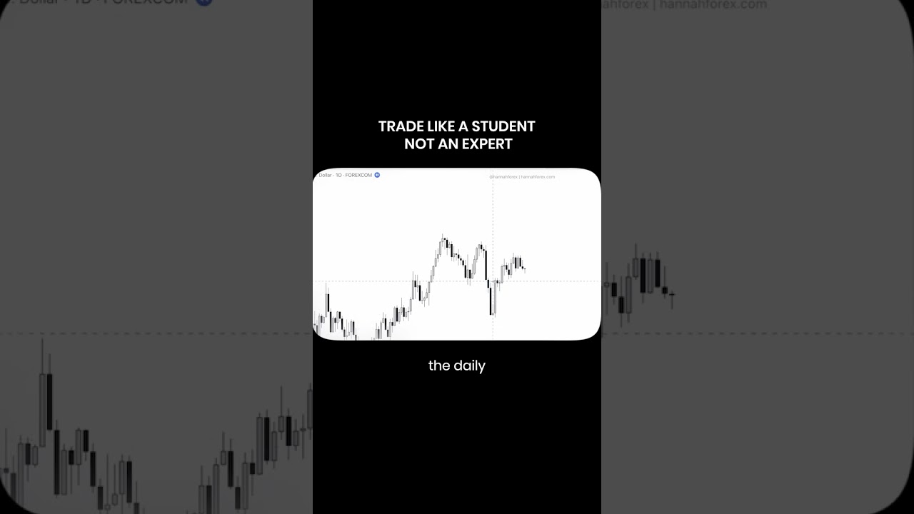 Trade like a student, not an expert