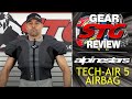 Alpinestars Tech-Air 5 Airbag Vest Deployment & Review | Sportbike Track Gear