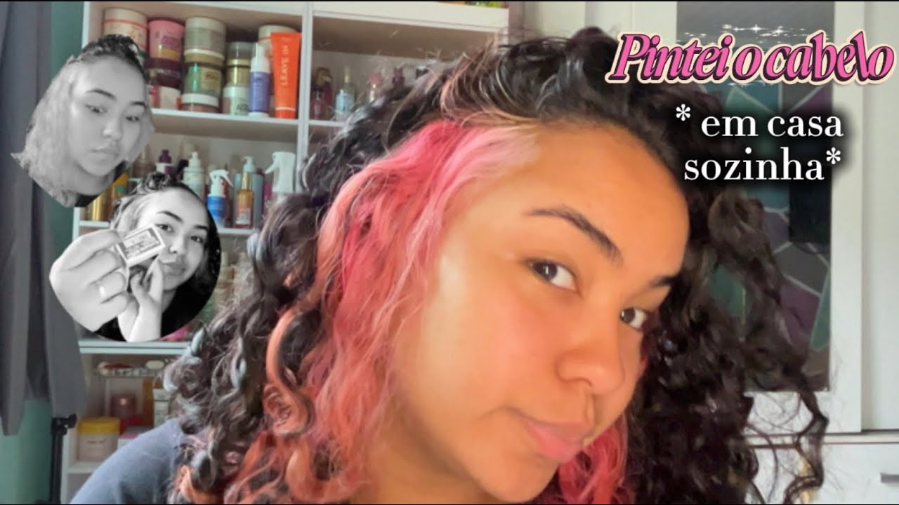 Pintei o cabelo *sozinha* 😰