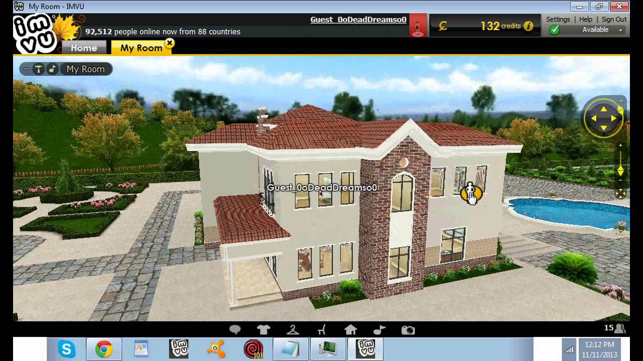 imvu house tour YouTube