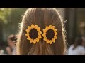 live | crochet hair clip for girls and women| sunflower 🌻 hair clip #crochet #clip #hobby #diy