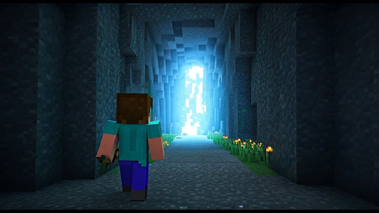 Minecraft SURVIVAL - Part 4 (NO COMMENTARY) - Iron Mining GONE WRONG ...