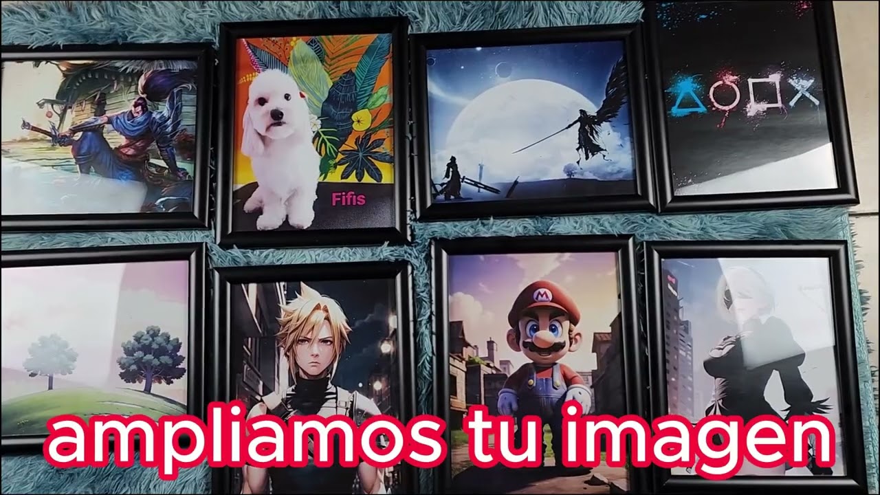 Cuadros Anime y gamer | cuadros para colgar |
