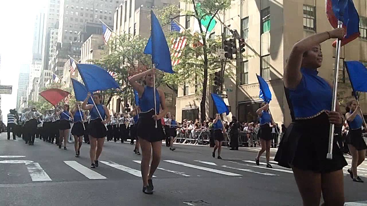 Columbus Day Parade~NYC~2011~West Islip Marching Band~NYCParadelife - YouTube