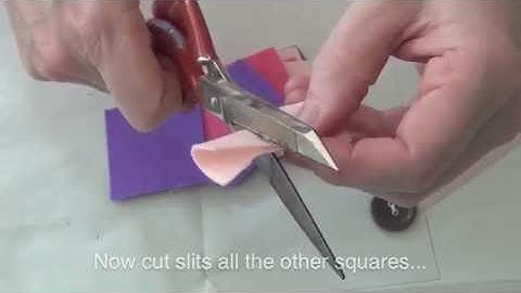 How to make a button snake toddler toy