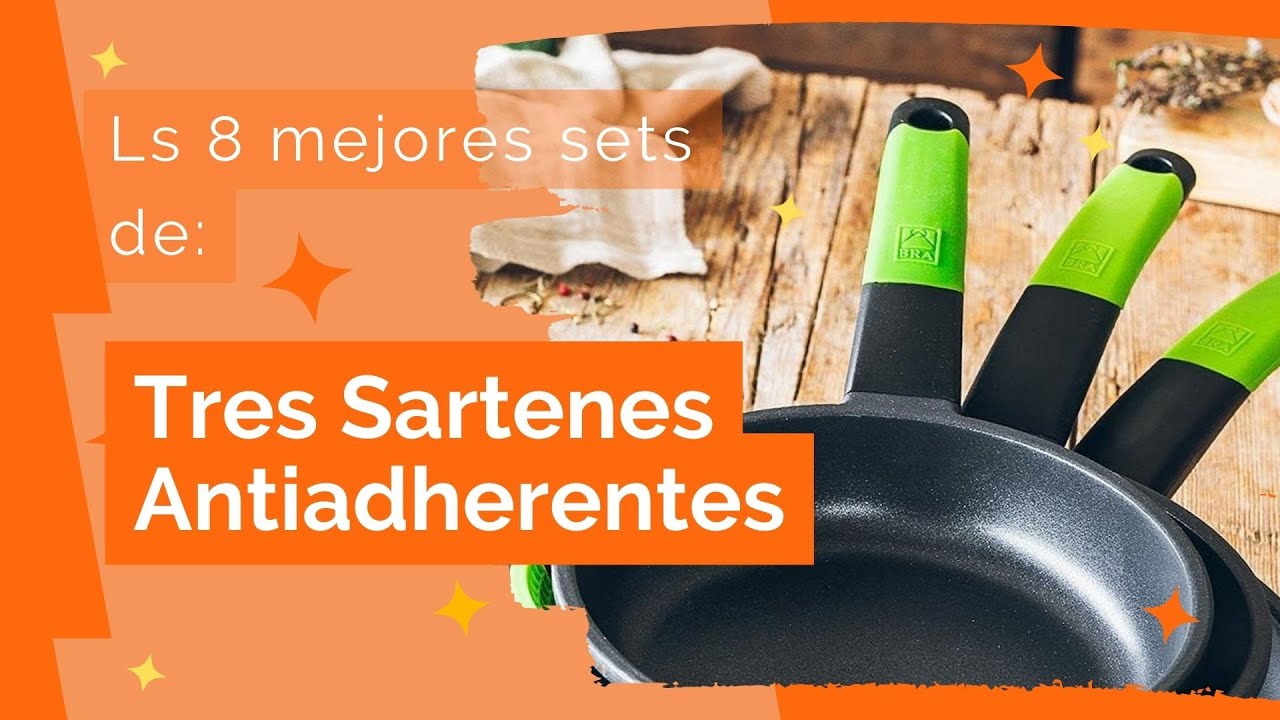 Juego de 3 Sartenes Antiadherentes – Grises – Perfect Home