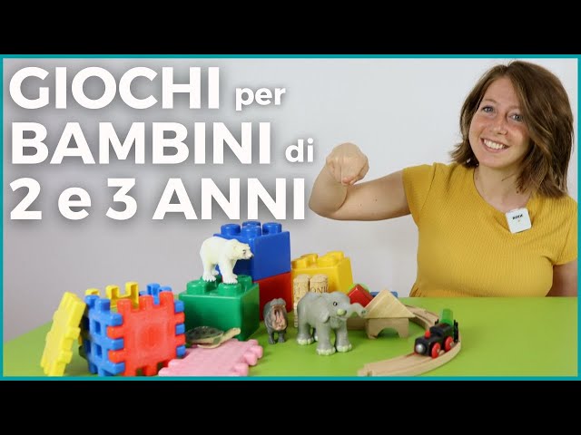 GIOCHI e ATTIVITÀ per BAMBINI di 2 e 3 ANNI (anche da fare in