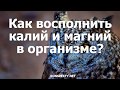 Как восполнить калий и магний в организме?