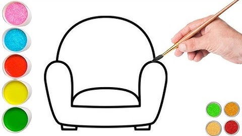 How to draw a Sofa easy step by step || sofa drawing and coloring tutorials@Izamnaart1