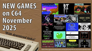 New C64 games November 2025